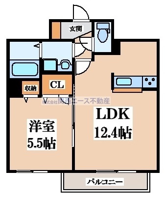 【間取り】 | サンヒルズ阪奈