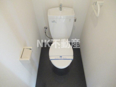 【トイレ】 | ル・グラン・アコルネⅡ（河内小阪賃貸） | ゆったりとした空間のトイレです