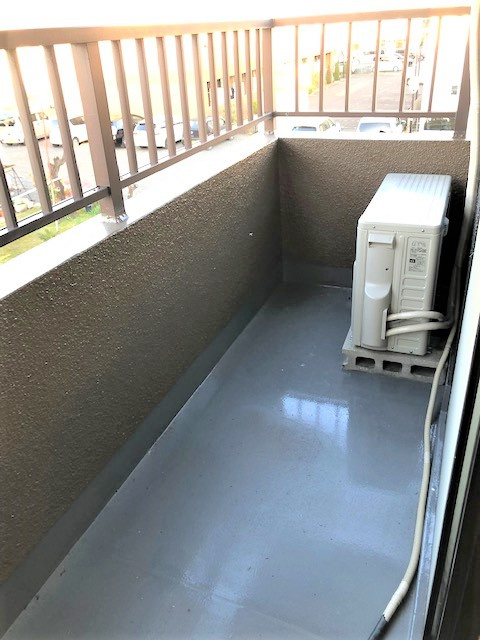 喜志マンションのバルコニー