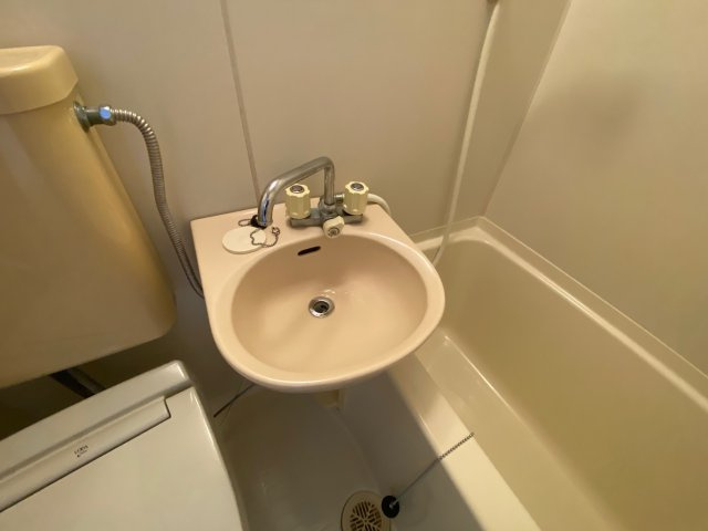 野村学生マンションの洗面所