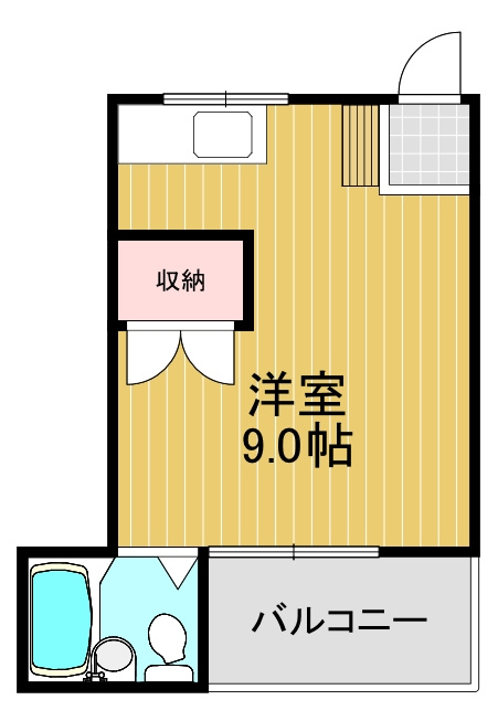 野村学生マンションの間取り