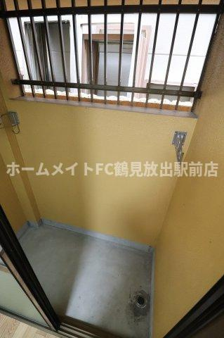 川端ハイツのバルコニー