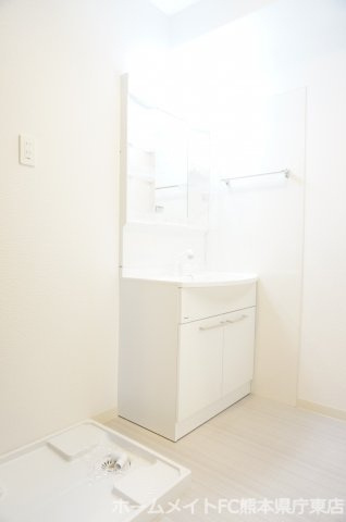 熊本市中央区大江本町の賃貸マンションの独立洗面台