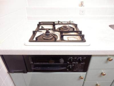アリスタ四条西洞院のキッチン|２口ガスコンロ