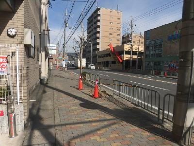 グランコート東野の周辺|前面道路