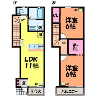 【間取り】 | カーサ土居田