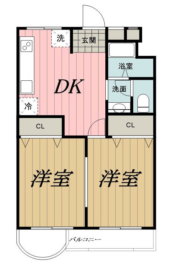 サニング本町の間取り