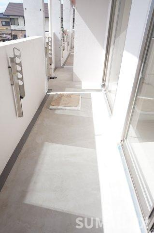 熊本市東区花立６丁目の賃貸マンションのバルコニー