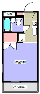【間取り】 | サンパレス矢部