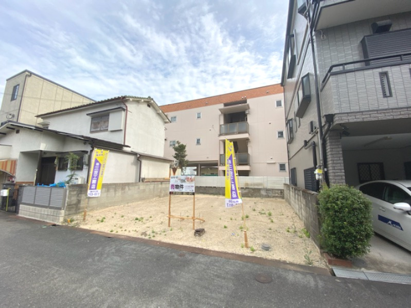 グラッド・タウン私部４丁目の前面道路含む現地写真|■限定１区画！！土地は約２３坪、建坪３３坪♪♪