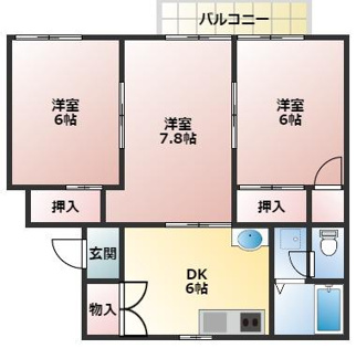 【間取り】 | コーポリバーサイド
