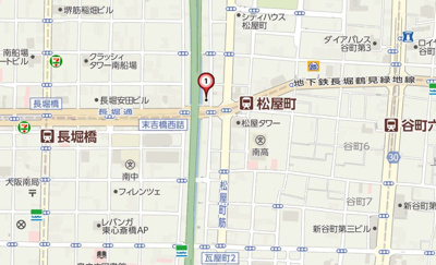 【地図】 | プレサンス松屋町駅前