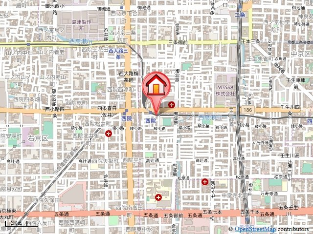 イーズハウスの地図