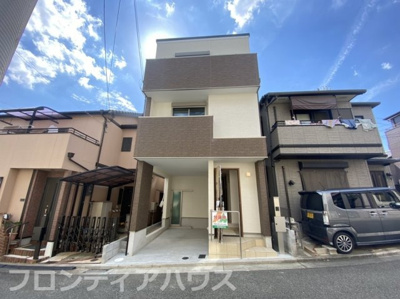 【外観】 | 灘区六甲町4丁目　新築戸建【借地権】　制振装置付