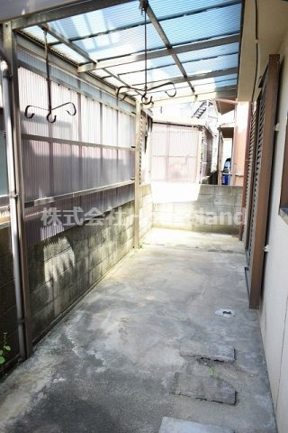 西庄戸建の庭