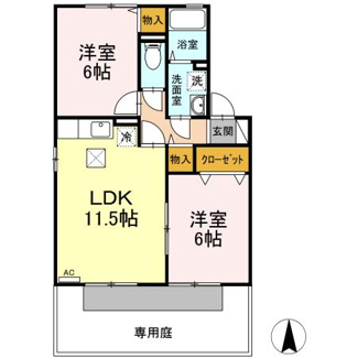 【間取り】 | エントピア余戸Ⅱ