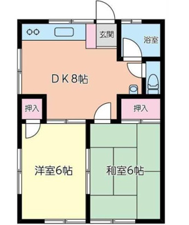 【間取り】 | サンハイム椿