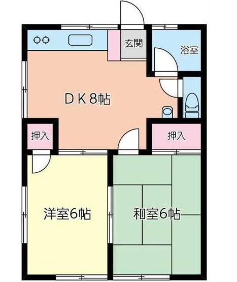 【間取り】 | サンハイム椿