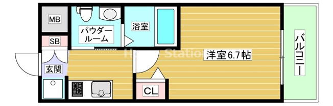 【間取り】 | エグゼ弁天町