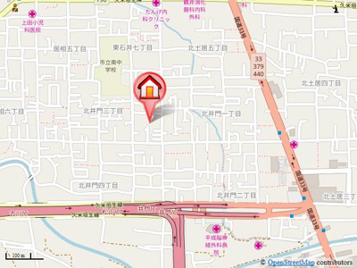 【地図】 | ガーデンコート　Ａ棟