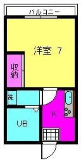 【間取り】 | ハイツ山の辺