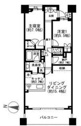 【間取り】 | 【住環境良好】マジェステイハウス新宿御苑パークナード