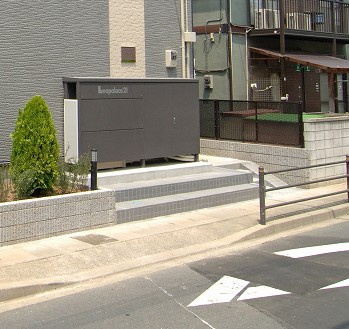 ハイムつくばのエントランス