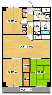 あざみ野コートヒルズの間取り