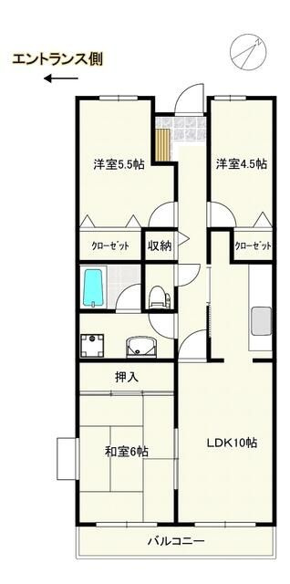 富士見台ハイツの間取り