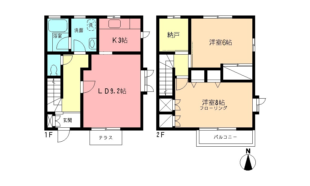 パティオ茅ヶ崎東3の間取り