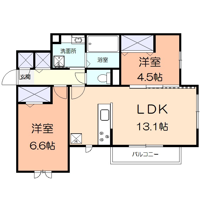 SEJOUR　VERTの間取り