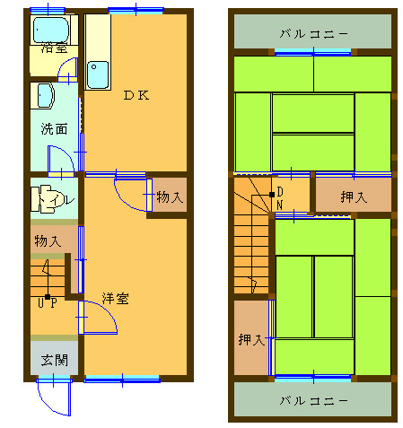 【間取り】 | コーポ今福