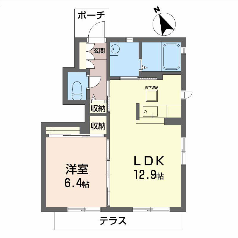 シャーメゾンＵＥＤＡの間取り