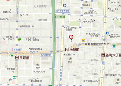 【地図】 | ファーストステージ心斎橋ＥＡＳＴ