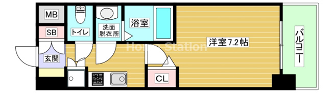 【間取り】 | エヴァステージ梅田WEST