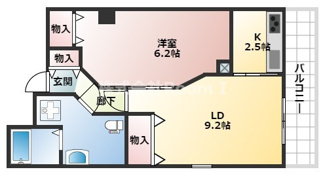 【間取り】 | シャトードルチェⅡ