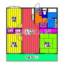 【間取り】 | キャッスル３２の間取り