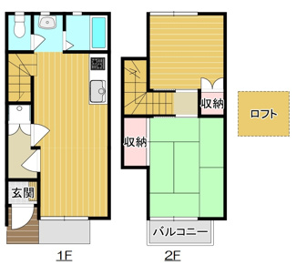 【間取り】 | アリーブ羽鳥第一Ａ棟