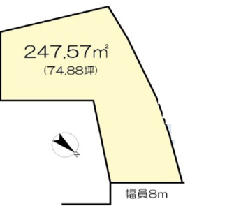 【土地図】 | 守山市小島町　16号地　売土地