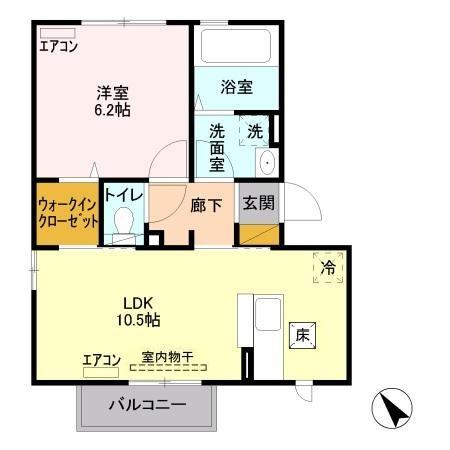 カンパニュラの間取り