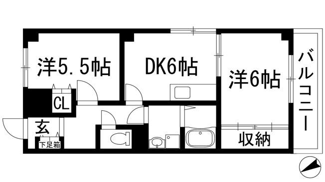 【間取り】 | リブレメゾン仁川