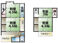 五辻東端　町家借家の画像