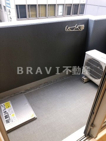 アーバネックス北久宝寺　BRAVI不動産のバルコニー|【アーバネックス北久宝寺】お洗濯にも便利なバルコニー付き