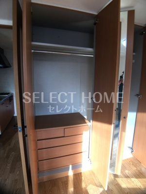 【収納】 | ブルーサンズ１号館 | 大きなスペースがあり、収納には困りません