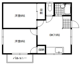 【間取り】 | ハイツスマイル