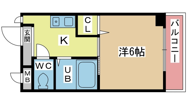 セリバテール伊丹の間取り