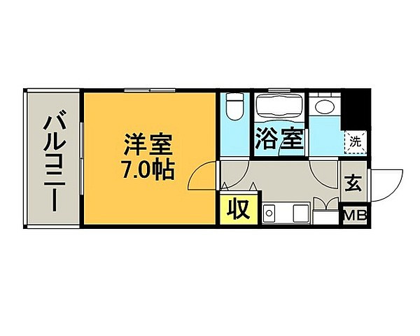 ロマネスク通町第2【キャッシュバック対象物件】の間取り