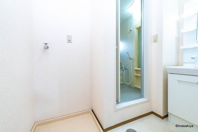 ロイヤル・ウイング　Eの洗面所|洗面・脱衣　シャンプードレッサー付き。