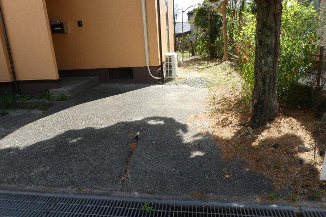 倉敷市生坂の一戸建ての駐車場