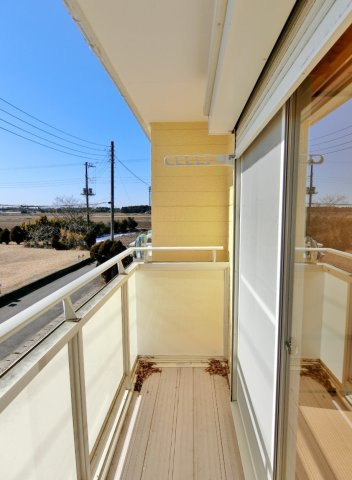 南日当貸家Dのバルコニー